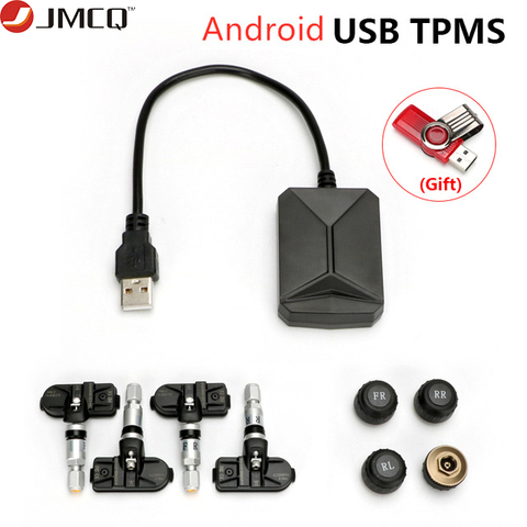 JMCQ – système d'alarme TPMS de surveillance de la pression des pneus, USB, Android, 116 Psi, 5V, Navigation interne et externe, autoradio ► Photo 1/6