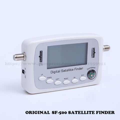SF-500 détecteur de satellite numérique Hd pour récepteur de télévision par Satellite avec boussole prise en charge dvbs/dvbs2 détecteur de Satellite numérique ► Photo 1/5