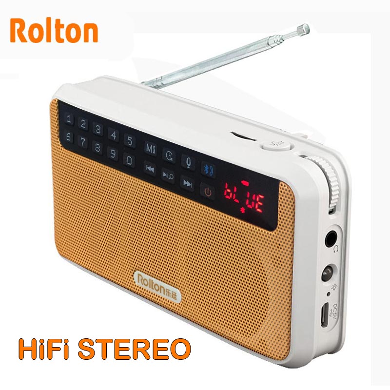 Rolton E500 Stéréo haut-parleur bluetooth FM Radio Portable Haut