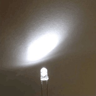 Lampe à Diode électroluminescente 3V, 100 pièces, blanc Transparent, 3MM, blanc froid ► Photo 1/1