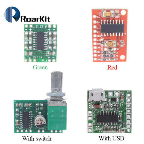 PAM8403 module numérique amplificateur de puissance carte miniature classe D amplificateur de puissance carte 2*3 w haute 2.5 ~ 5 v USB bricolage ► Photo 1/6