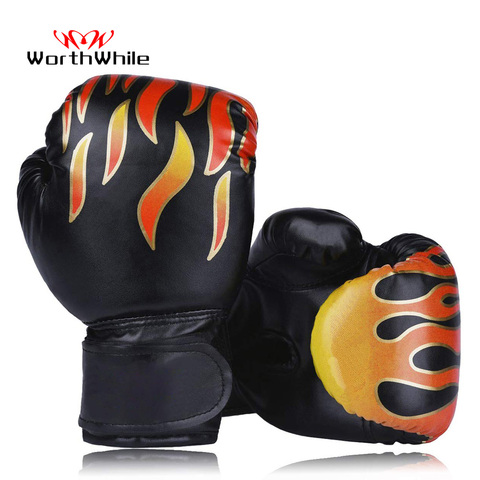 Worthy-gants PU pour enfants, punch, karaté Muay Thai, équipement d'entraînement, 6OZ ► Photo 1/6