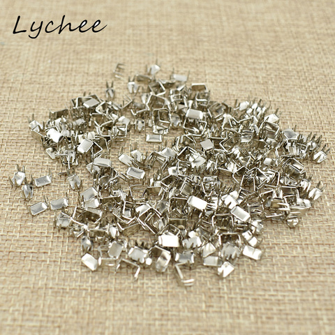 Lychee – bouchon de fermeture éclair classique, couleur argent, métal, fer, pour bricolage, vêtements artisanaux, pantalons, couture, accessoires ► Photo 1/6