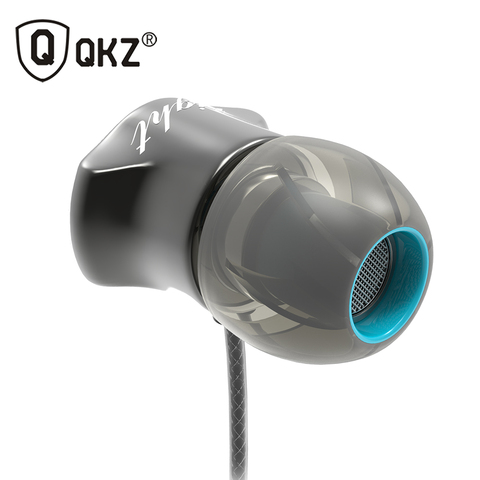 Écouteurs QKZ DM7 édition spéciale boîtier plaqué or casque isolant le bruit HD HiFi écouteur auriculares fone de ouvido ► Photo 1/6