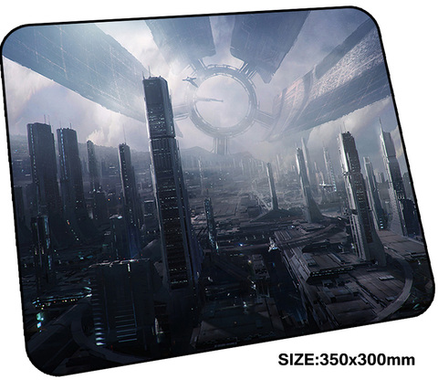 Tapis de souris effet masse pour ordinateur gamer, accessoire de bureau ergonomique mignon, 350x300mm ► Photo 1/4