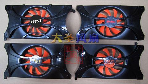 Ventilateur de carte graphique d'origine, carte graphique palit GTX560ti GTX550ti GTX460 GTS450 rdd8015b1 nf0815b1hk-r 4p 1 pièce ► Photo 1/1