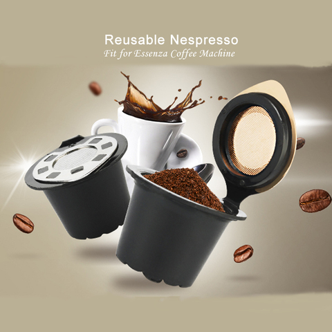 ICafilas-capsules de café rechargeables de Nespresso, 20ML, réutilisables, avec filtre en plastique, dosette, cadeau d'anniversaire, cuisine, salle à manger ► Photo 1/6