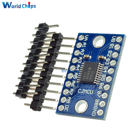 Convertisseur de niveau logique à double trou à 8 canaux TXS0108 TXS0108E Module de tension bidirectionnel pour Arduino avec broches ► Photo 1/6