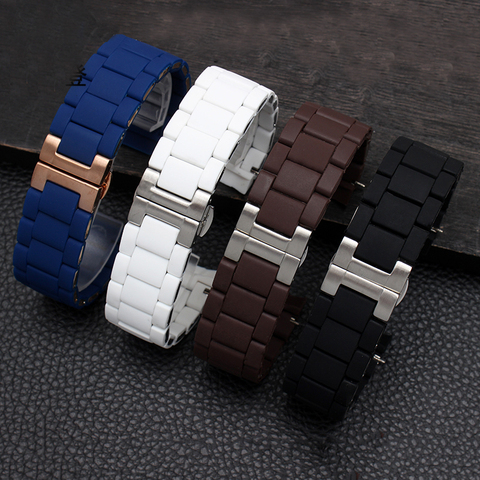 Nouveaux bracelets de bracelet de montre en caoutchouc de Silicone imperméable noir 23mm pour hommes AR5890 AR5905 AR5919 ► Photo 1/6