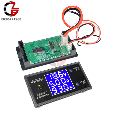 Voltmètre numérique haute puissance, testeur et détecteur, 0-50V/100V, 0-5a/10a ► Photo 1/6