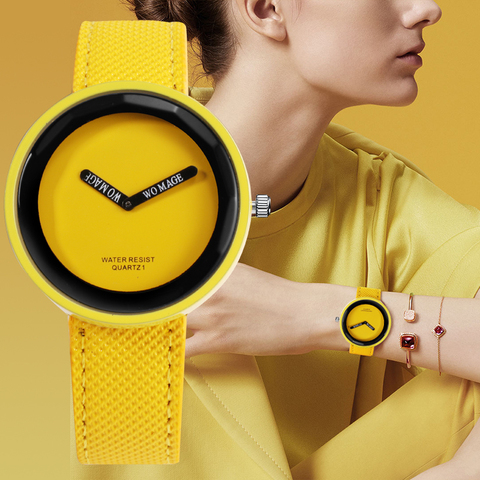 Offre spéciale mode femmes montres en cuir dames montre femmes montres jeune fille montre Simple horloge reloj mujer relogio feminino ► Photo 1/6