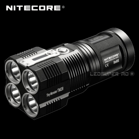 Nitecore – lampe torche 6000 Lumens Rechargeable, petit monstre CREE XHP35 HI LED, prix d'usine, lampe torche avec écran OLED, TM28 ► Photo 1/1