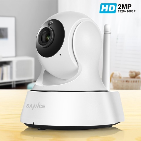 SANNCE 1080P Full HD Mini sans fil Wi-fi caméra sécurité IP CCTV caméra Wifi Surveillance réseau intelligent IRCUT Vision nocturne caméra ► Photo 1/6