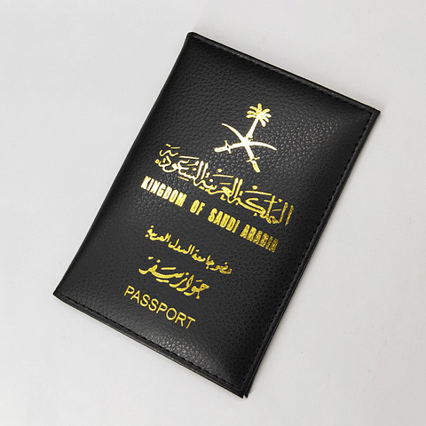 Nouveau porte-passeport de voyage en cuir Pu pour femmes, arabie saoudite, couverture de passeport pour filles mignonnes, étui rose de Protection de passeport ► Photo 1/6