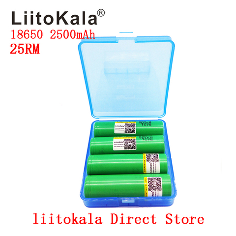 Nouveau Liitokala 18650 2500mah batterie 3.7V INR18650-25RM d'origine 20A décharge li-lon batteries ► Photo 1/6
