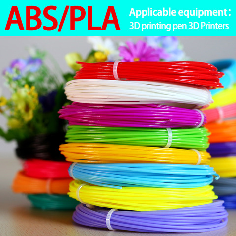 Pla 1.75mm filament 20 couleur vive 3d imprimé stylo abs plastique 3d stylo en plastique 3d imprimante ligne 3d stylos fil sécurité environnementale ► Photo 1/5