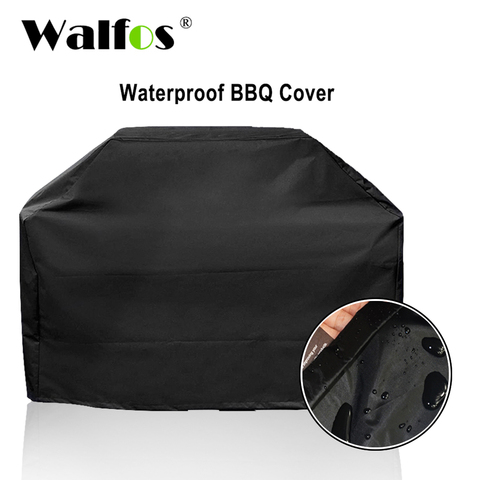 Housse de barbecue étanche pour barbecue de marque WALFOS grille de pluie extérieure Barbacoa Anti-poussière protecteur pour Barbe électrique à charbon de bois ► Photo 1/6