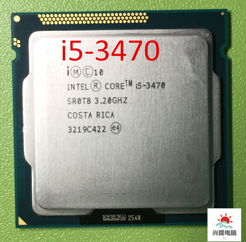 Processeur intel Core I5-3470 I5 3470 i5 3470 3.2GHz, Quad Core LGA 1155 L3, Cache 6 mo, pour ordinateur de bureau ► Photo 1/1