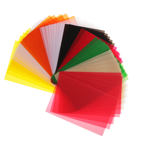 Papier de traçage translucide coloré | En forme de tampon, 15x10cm pour le bricolage, la carte ► Photo 1/6