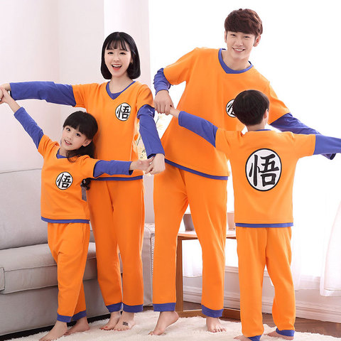 Ensemble pyjama pantalon Dragon Ball Z orange garçon