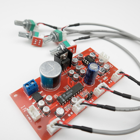 Carte amplificateur de préampli LM1036 tone + NE5532 avec aigus, basses, balance, réglage du volume ► Photo 1/5