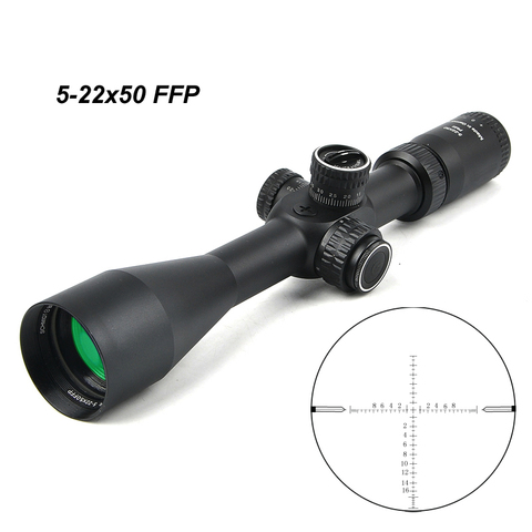 Schmidt Bender 5-22x50 FFP, premier plan de mise au point, fusil de chasse, objectif optique de haute qualité pour les prises de vue en extérieur, nouveauté ► Photo 1/6