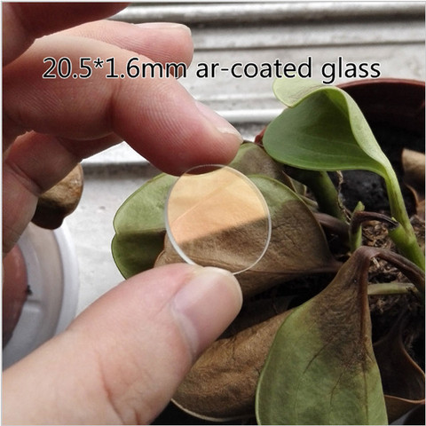 Jiguoor lentille en verre enduit Ar 20.5mm x 1.6mm pour pièces de lampe de poche convoi S2/S2 +/S3/S6/S8 ► Photo 1/5