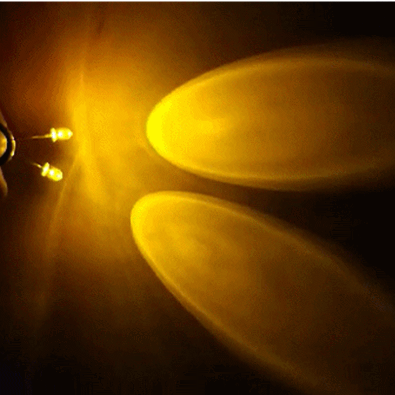 Diodes électroluminescentes LED clignotantes, lumière jaune clignotante, 5mm, 100 pièces ► Photo 1/3