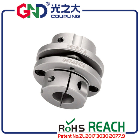 GND – moteur à arbre flexible en alliage d'aluminium, coupleur à simple diaphragme, série de vis de réglage, couple rapide, 5mm 8mm 14mm ► Photo 1/1