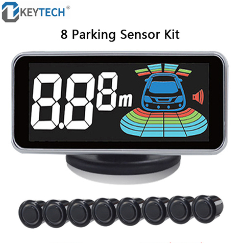 OkeyTech – capteur de stationnement automatique à 8 capteurs, Radar de recul pour Automobile, détecteur de stationnement, aide au stationnement ► Photo 1/6