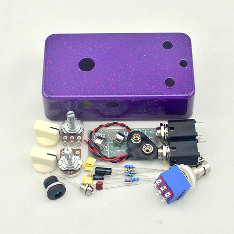 Fuzz Face – Kit de pédales de guitare, Vintage, bricolage, avec Transistors Germanium AC128 et boîtier pré-percé 1590B ► Photo 1/5