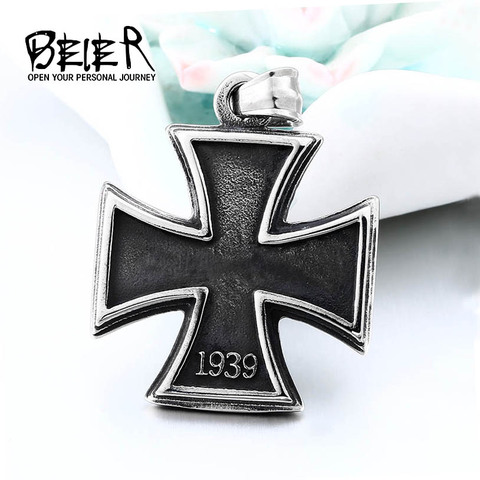 2017 hot sell 316L Stainless Steel old style cross Pendant Necklace For Man jewelry BP8-250 ► Photo 1/6