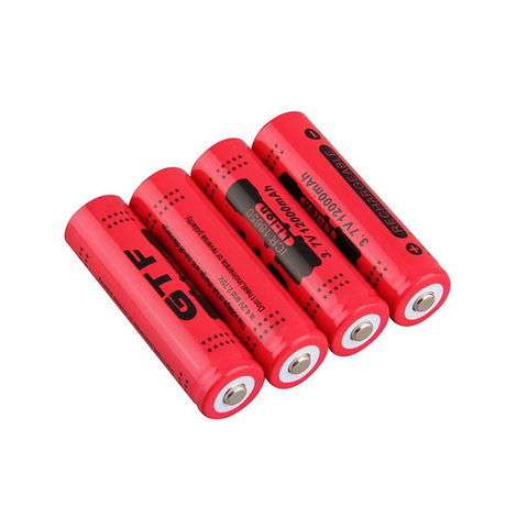 Batteries Li-ion rechargeables pour lampe de poche LED, 20 pièces, 3.7V, 12000mah, 18650, pour téléphone Portable ► Photo 1/6