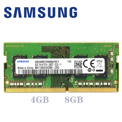 Samsung ordinateur portable ddr4 ram 8gb 4GB 16GB PC4 2133MHz ou 2400MHz 2666Mhz 2400T ou 2133P 2666v DIMM mémoire pour ordinateur portable 4g 8g 16g ddr4 ► Photo 1/6
