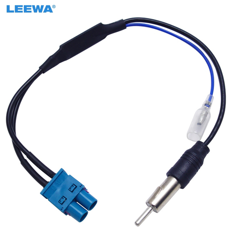 LEEWA – adaptateur d'antenne Radio FAKRA double avec amplificateur, pour Volkswagen RNS510/RCD510/310/Golf/MK5/MK6/Passat B6/B7/Tiguan ► Photo 1/5