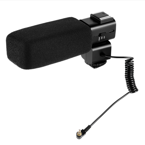 Ordro – Microphone stéréo pour enregistrement vidéo, pour caméra DSLR, caméscope cardioïde, pour Ordro/Sony/Nikon/Canon DV ► Photo 1/6
