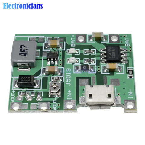 Carte de chargeur de batterie au Lithium Li-ion 18650 3.7V 4.2V, DC-DC, Module Boost, Circuits intégrés ► Photo 1/6