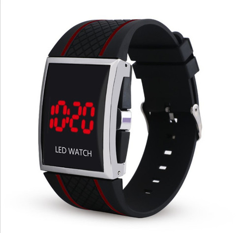 Nouveau montre Led à la mode numérique hommes femme amant montre sport décontracté montre-bracelet silicone bracelet noir blanc relojes Saati horloge ► Photo 1/1