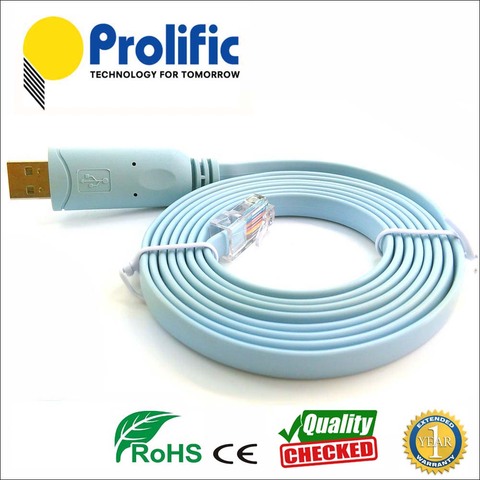 Multiplificic – câble usb rs232 vers rj45 pour console de routeur, pour routeur, configuration de routeur, pour microsoft H3C HP Arba Huawei Fortinet, kable 72 – 3383-01, pl2303ra ► Photo 1/6