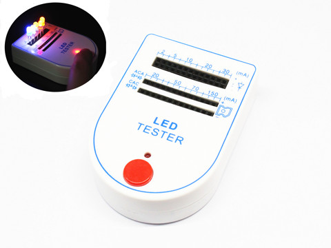 Mini boîte de Test pratique 2 ~ 150ma pour lampe Diode électroluminescente, testeur de batterie, appareil pratique pour Tester la batterie LED (batterie non incluse) ► Photo 1/6