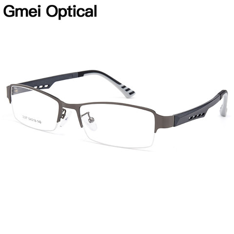 Gmei – cadre de lunettes en alliage de titane pour hommes, branches flexibles, jambes, IP, galvanoplastie, Y2387 ► Photo 1/6