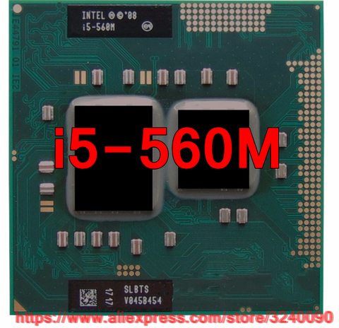 Processeur intel Core i5 560M 2.66GHz i5-560M, Original, double cœur, PGA988 SLBTS, CPU Mobile, pour ordinateur portable, livraison gratuite ► Photo 1/1