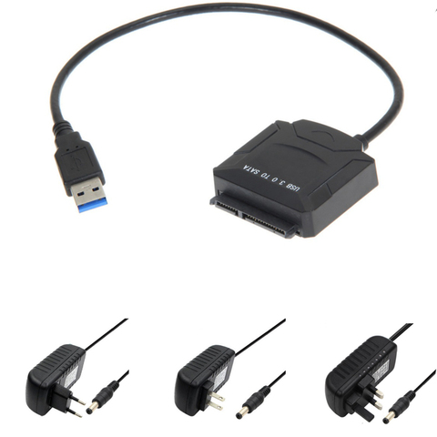 Adaptateur USB 3.0 vers SATA, pour disque dur SSD de 2.5 