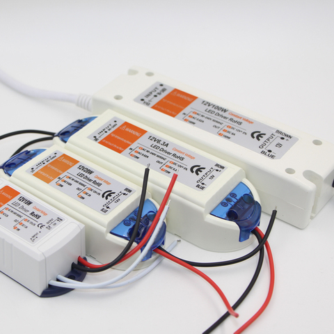 Adaptateur d'alimentation cc 12V à 110V 220V, convertisseur de chargeur 18W 28W 72W 100W, alimentation de commutation ► Photo 1/6