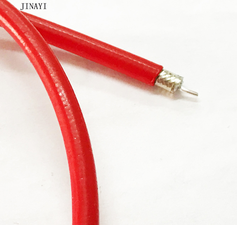 1/2/3m 5m 10m RG402 rouge Simi rigide RF câble coaxial Semi-Flexible 50ohm RG402 câble 50cm 15m 20m 30m ► Photo 1/3