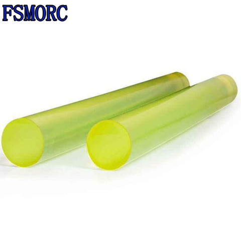 Tige en polyuréthane jaune de haute qualité, machines de Construction en plastique PU rod10mm-55mm, barre de diamètre extérieur ► Photo 1/2