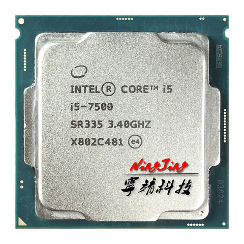 Intel Core i5 7500 3.4 GHz, 4 cœurs, 4 threads, 6M, 65W, LGA 1151 ► Photo 1/1
