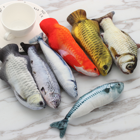 1Pc nouveau beau doux drôle artificiel Simulation poisson mignon en peluche jouets en peluche jouet de couchage pour les petits enfants jouant jouet cadeau ► Photo 1/6