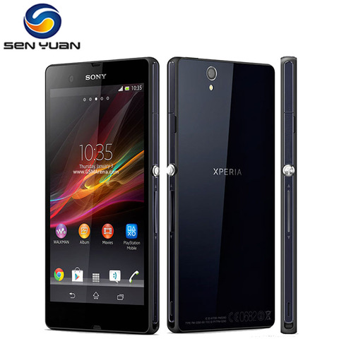 Téléphone portable d'origine Sony Xperia Z L36h C6603 3G & 4G 5.0 