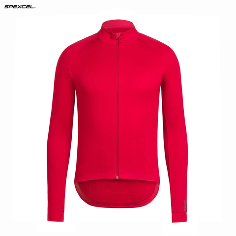 SPEXCEL-veste de cyclisme thermique polaire à 0 degrés, équipement de bicyclette, rouge, coque souple, de qualité supérieure, 2017 ► Photo 1/6